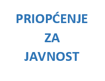 Priopćenje za javnost